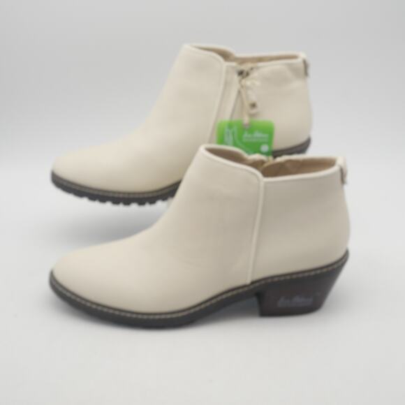 New Sam Edelman Women's 9 Pryce Modern Ivory Bootie Boots Cream Off White NO BOX - Picture 3 of 10
